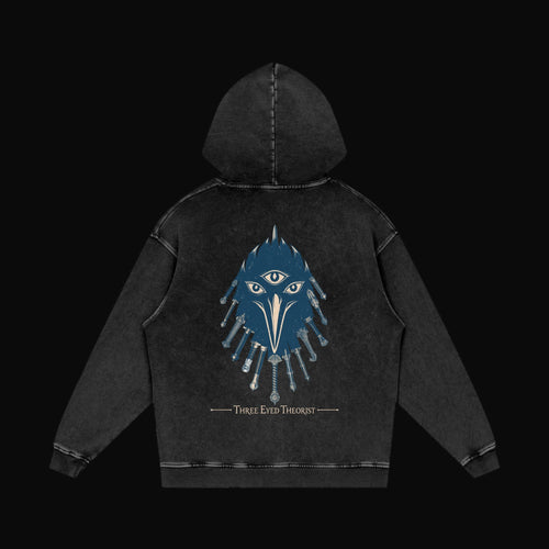 The Three Eyed Raven Hoodie - garment 2