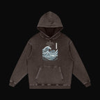 The Great Wave Off The Wall Hoodie - garment 8 (art front)