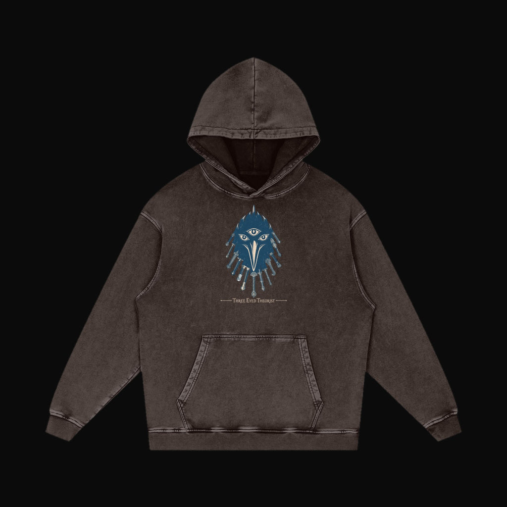 The Three Eyed Raven Hoodie - garment 8 (art front)