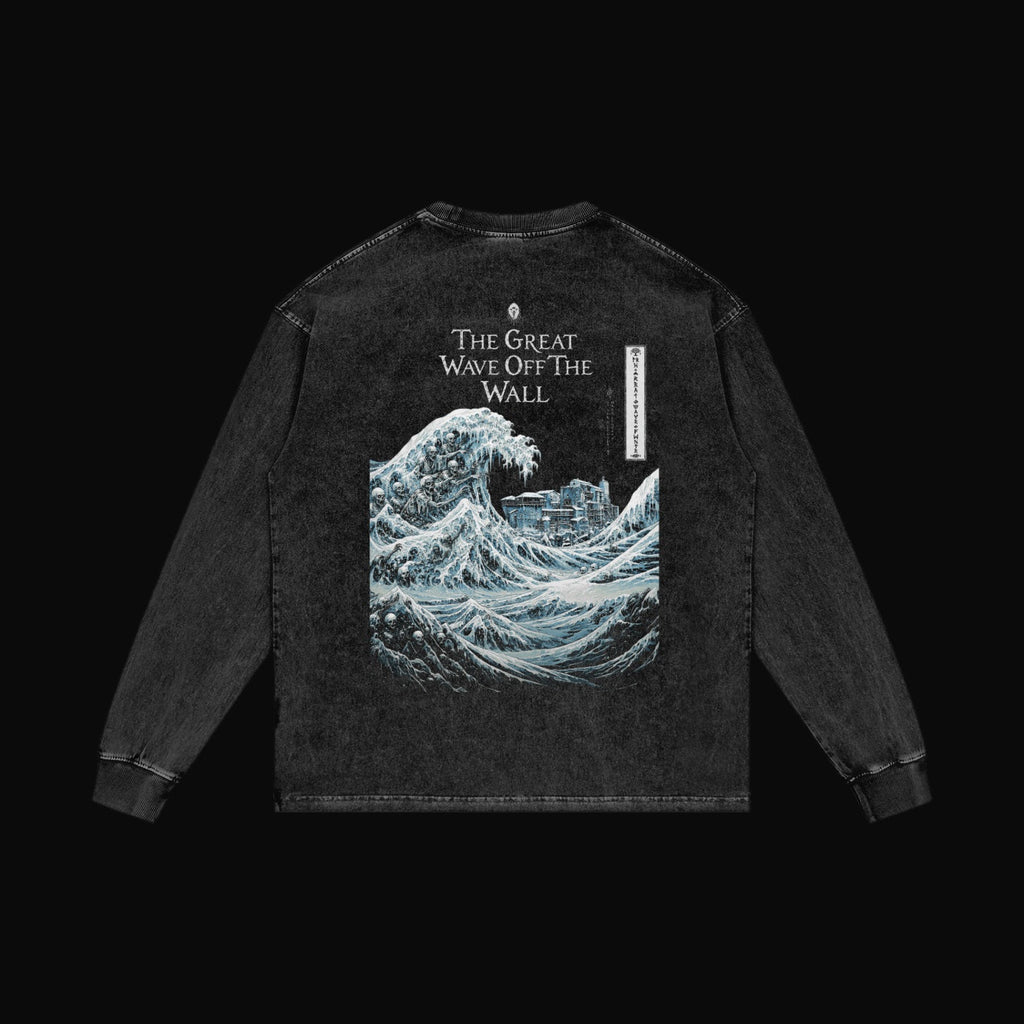 The Great Wave Off The Wall Long Sleeve - garment 2