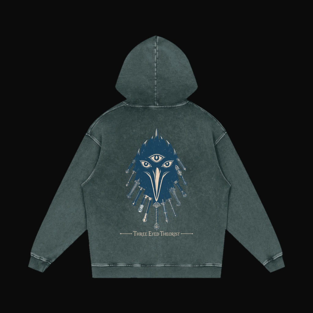 The Three Eyed Raven Hoodie - garment 6