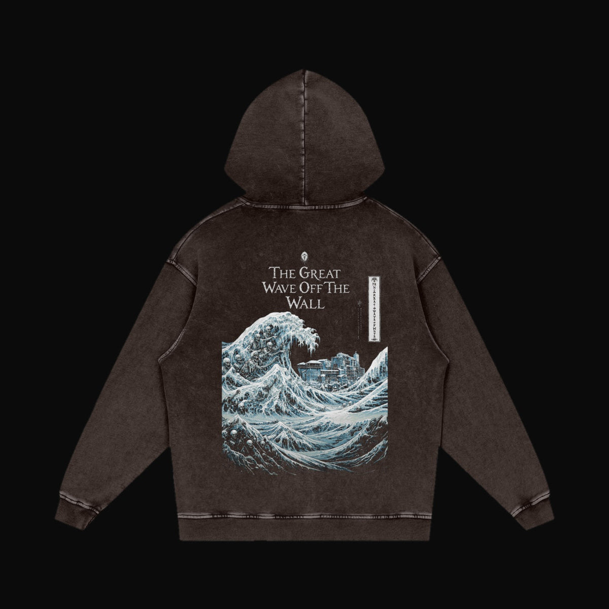 The Great Wave Off The Wall Hoodie - garment 4