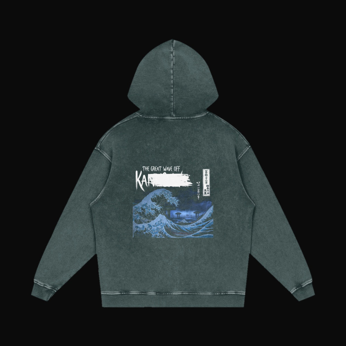 The Great Wave Hoodie - garment 11