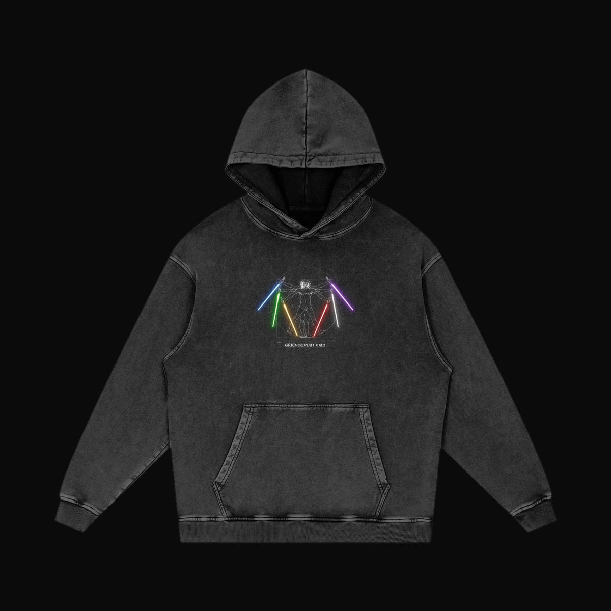 Grievouvian Man Hoodie - old 1 (art front)