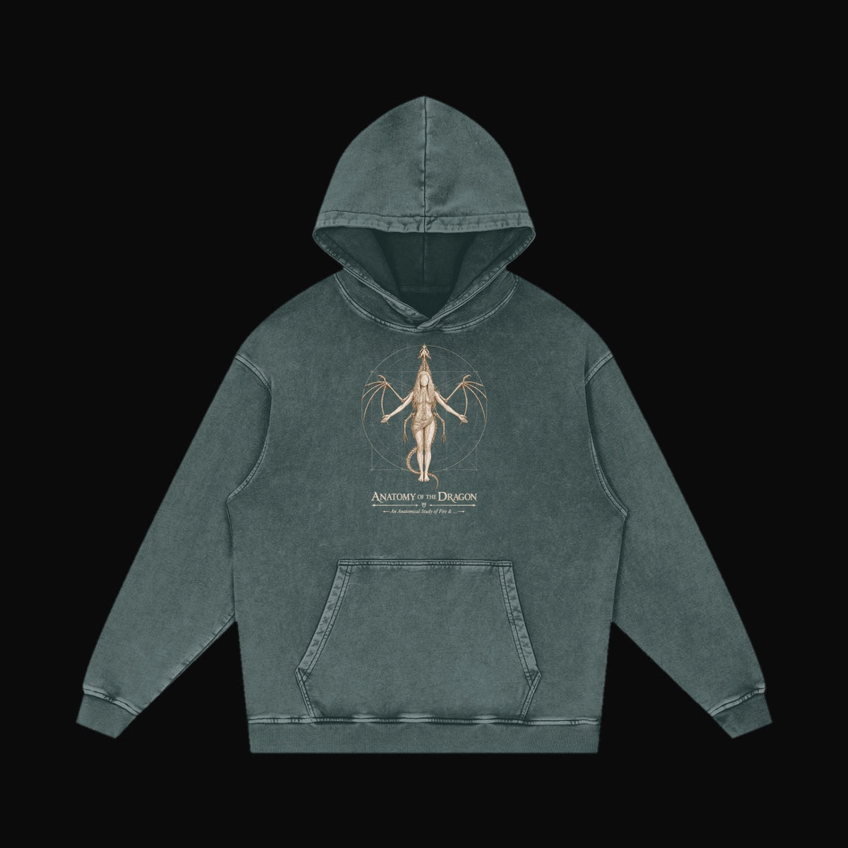 Anatomy of the Dragon Hoodie - old 9 (art front)