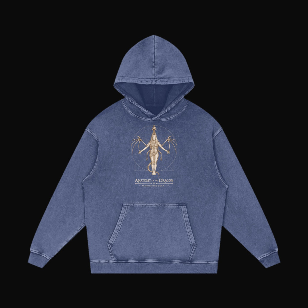 Anatomy of the Dragon Hoodie - old 7 (art front)