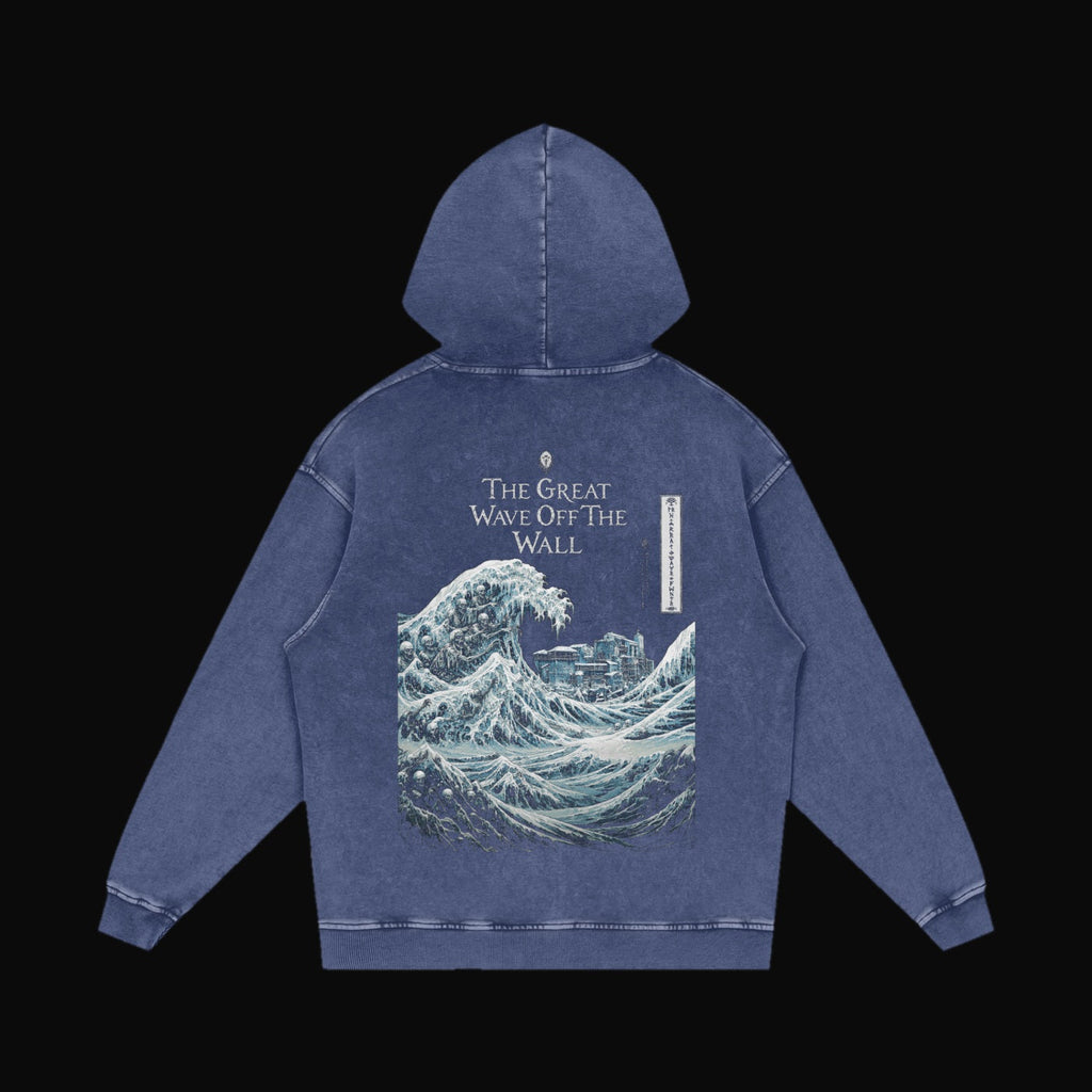 The Great Wave Off The Wall Hoodie - garment 6