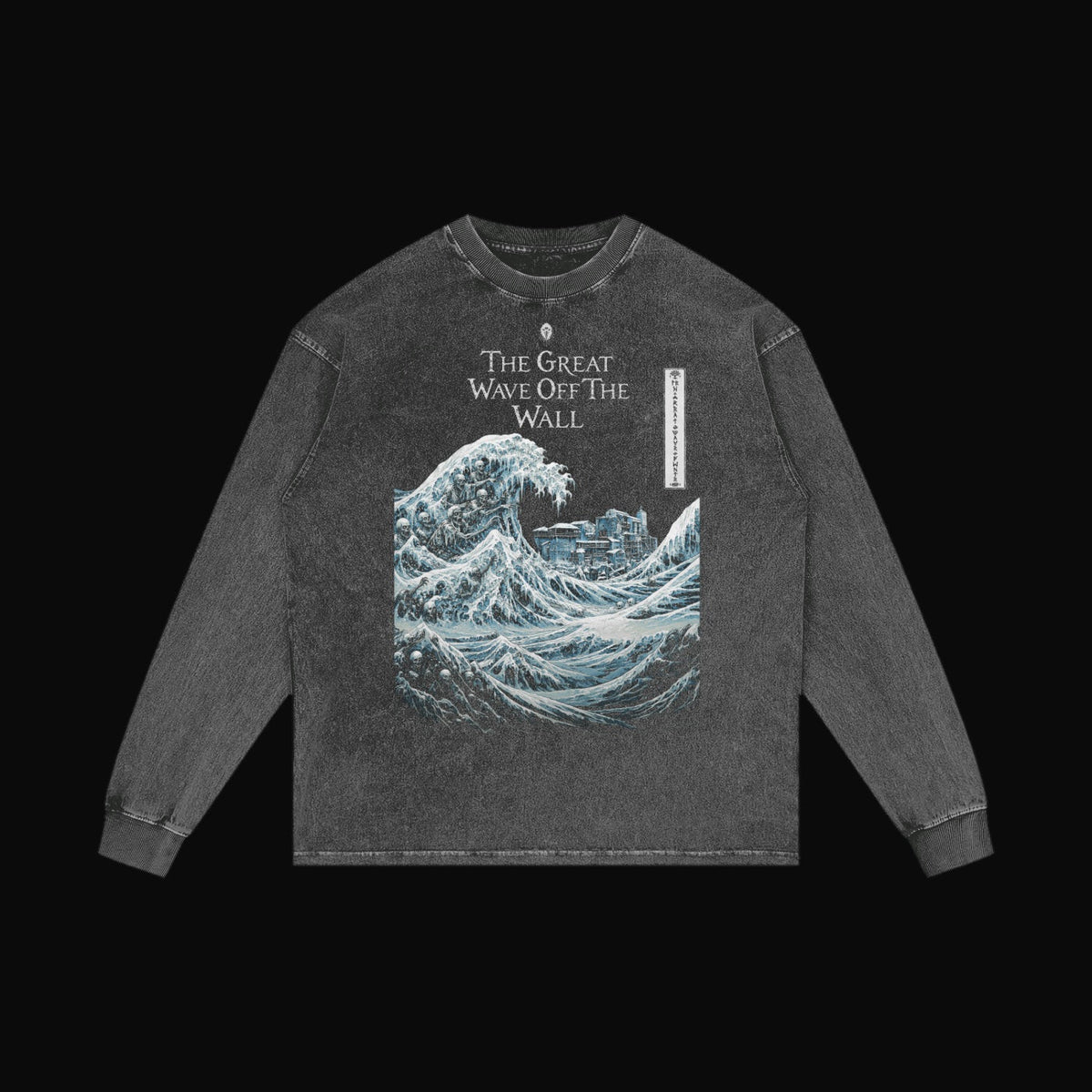The Great Wave Off The Wall Long Sleeve - garment 8 (art front)