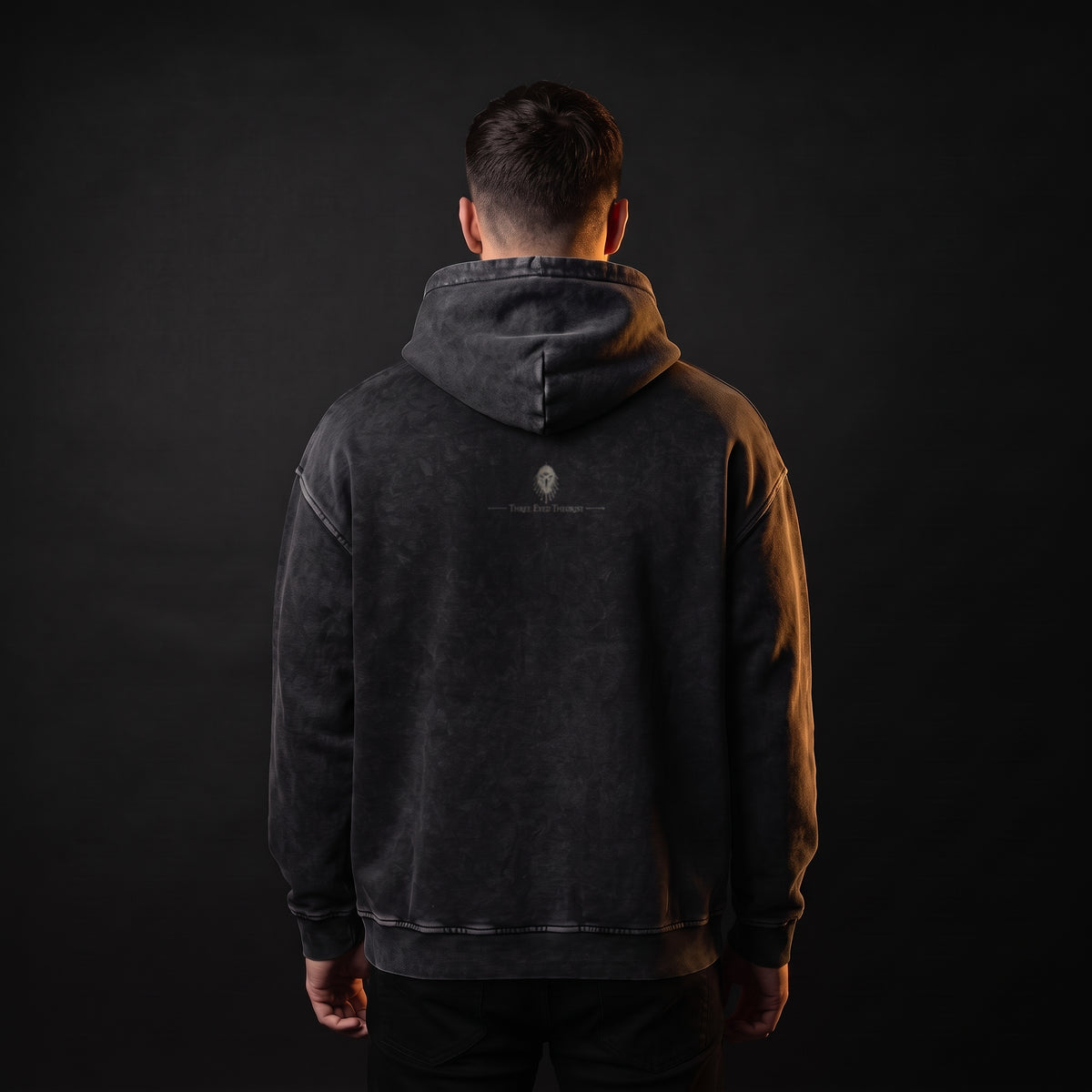 Every Face Hides a What If Hoodie - editorial back (art front)