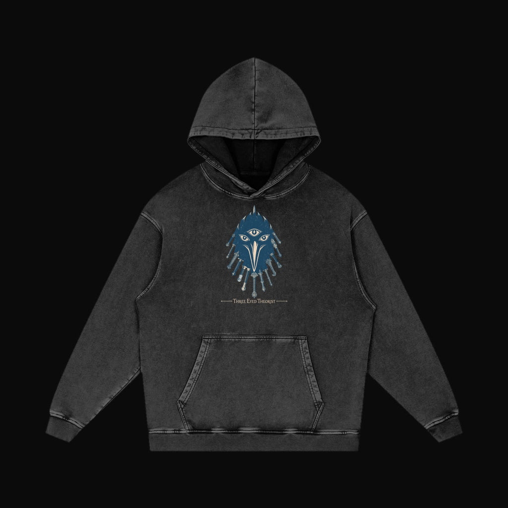 The Three Eyed Raven Hoodie - garment 7 (art front)