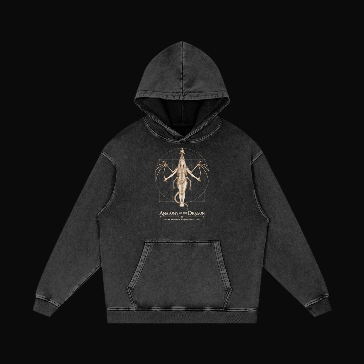 Anatomy of the Dragon Hoodie - old 1 (art front)