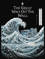 The Great Wave Off The Wall Hoodie - the art, back