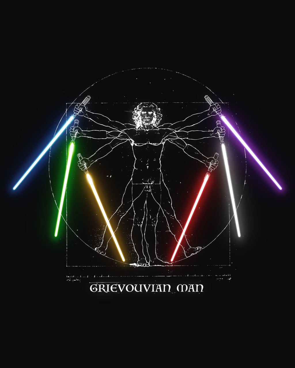 Grievouvian Man - the art, front