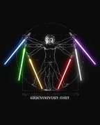 Grievouvian Man Long Sleeve - the art, back