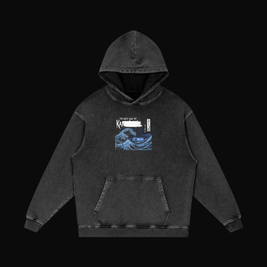 The Great Wave Hoodie - garment 7 (art front)