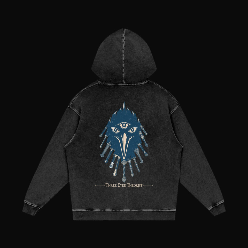 The Three Eyed Raven Hoodie - garment 2