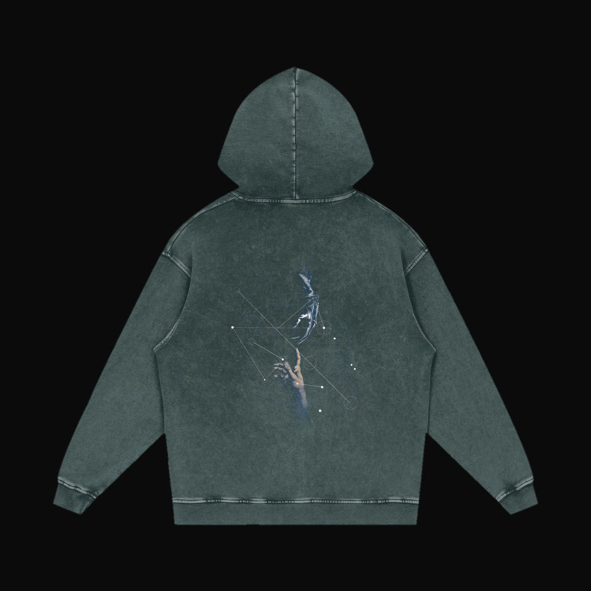 The Creation of the Machine Hoodie - old 10 (art back)