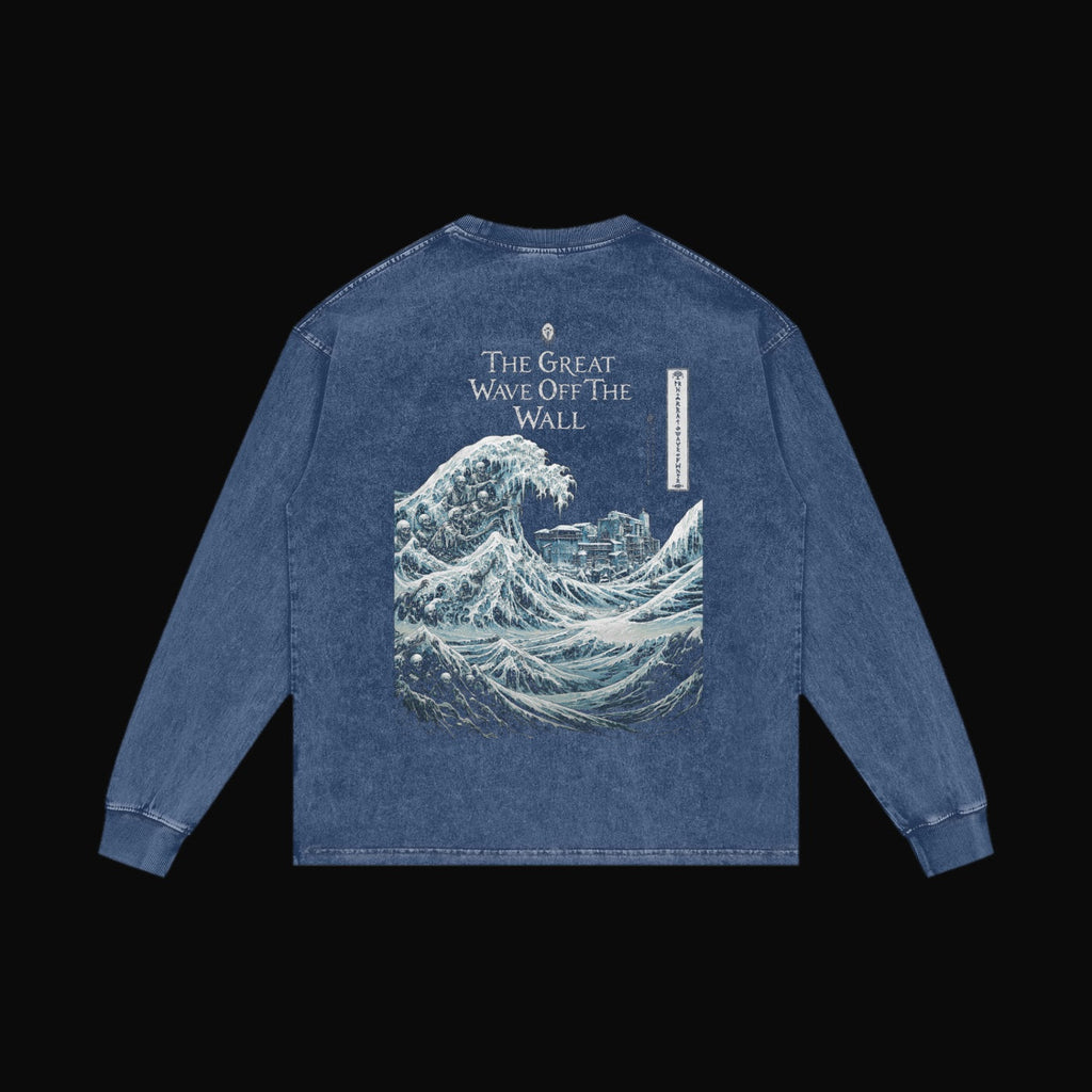 The Great Wave Off The Wall Long Sleeve - garment 6