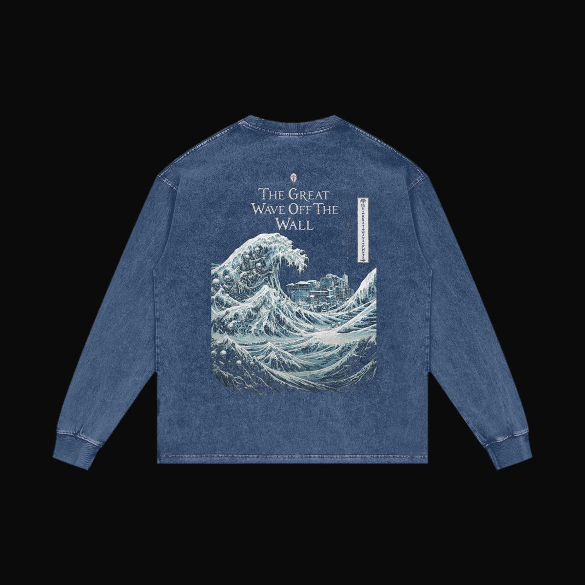The Great Wave Off The Wall Long Sleeve - garment 6