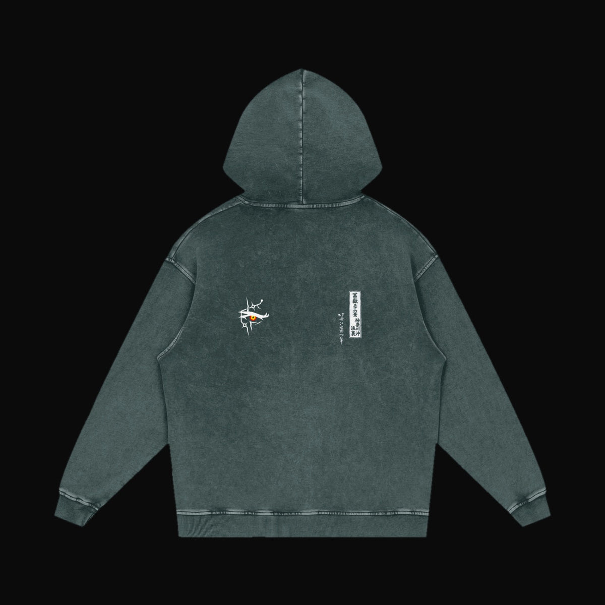 The Great Wave Hoodie - garment 13 (art back)