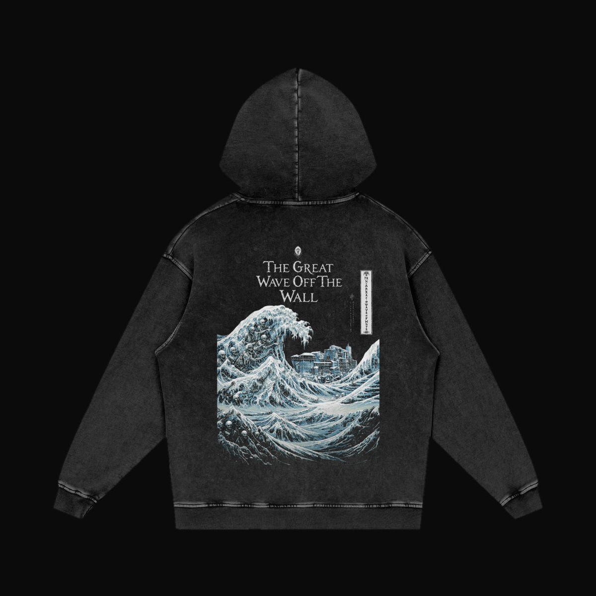 The Great Wave Off The Wall Hoodie - garment 2