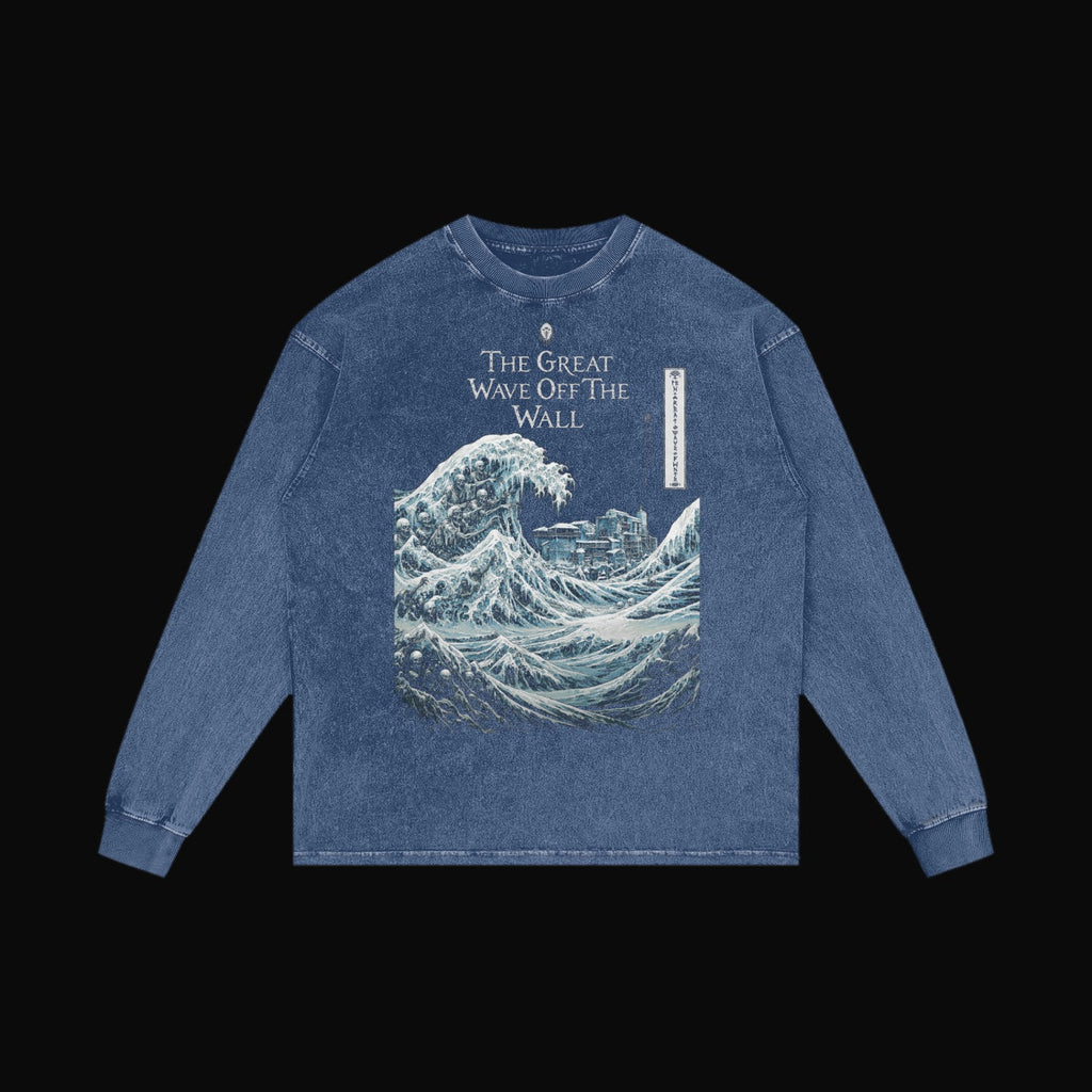 The Great Wave Off The Wall Long Sleeve - garment 9 (art front)