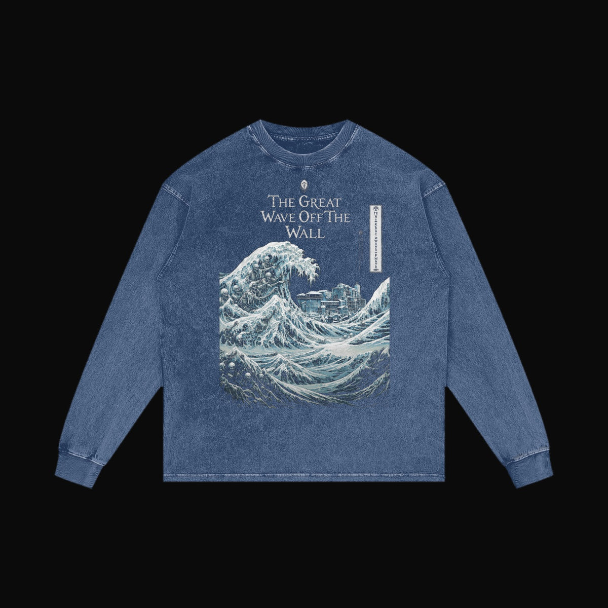 The Great Wave Off The Wall Long Sleeve - garment 9 (art front)