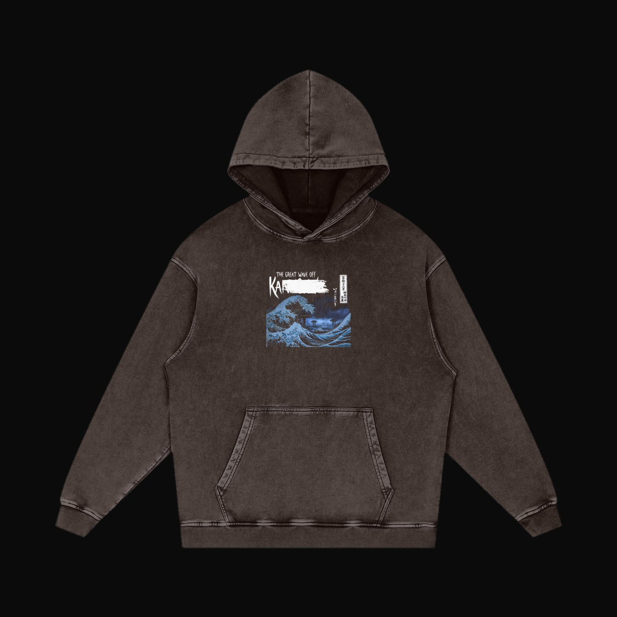 The Great Wave Hoodie - garment 8 (art front)