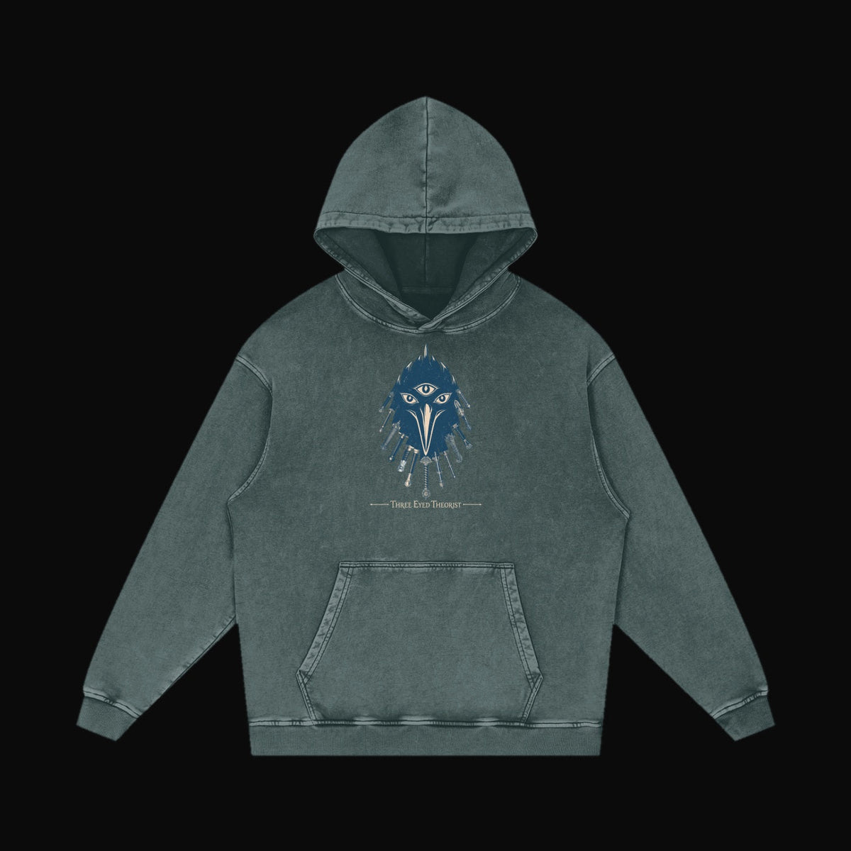 The Three Eyed Raven Hoodie - garment 9 (art front)