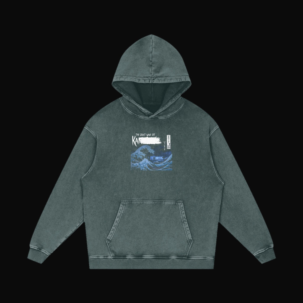 The Great Wave Hoodie - garment 12 (art front)