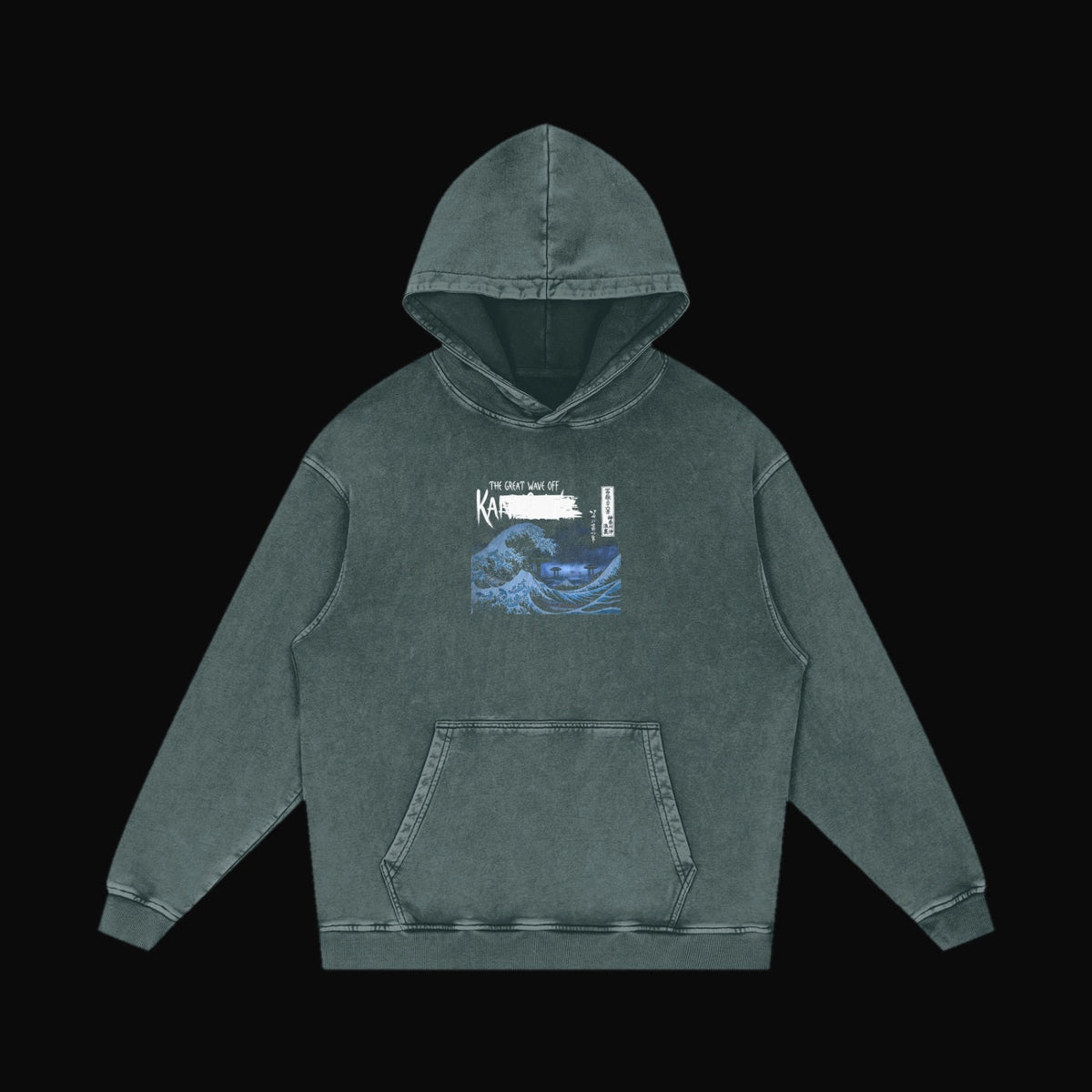 The Great Wave Hoodie - garment 12 (art front)