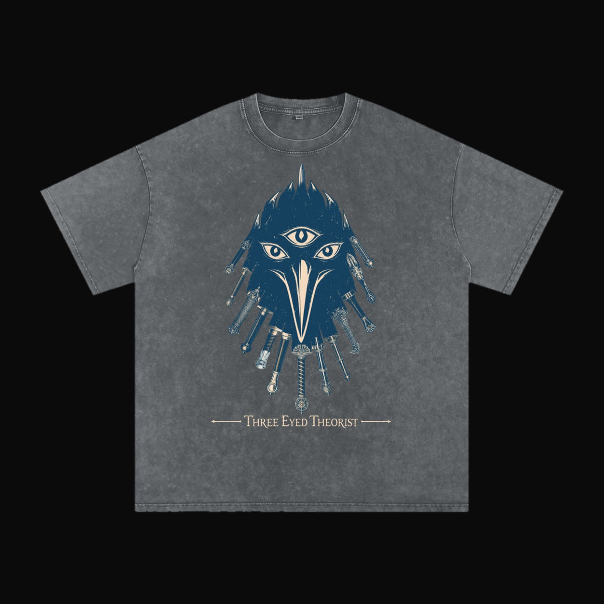 The Three Eyed Raven - garment 7 (art front)