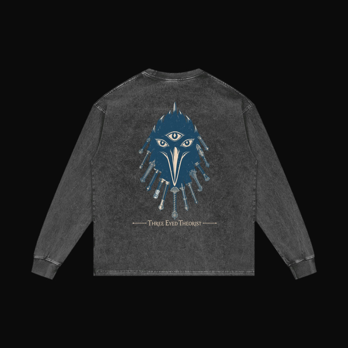 The Three Eyed Raven Long Sleeve - garment 4