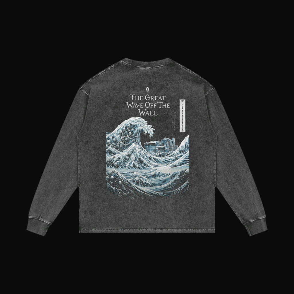 The Great Wave Off The Wall Long Sleeve - garment 4