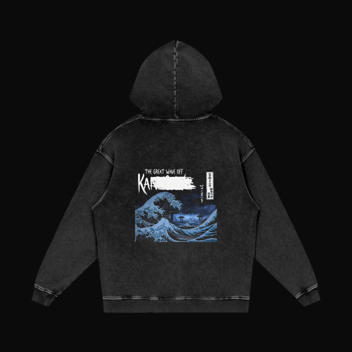 The Great Wave Hoodie - garment 2