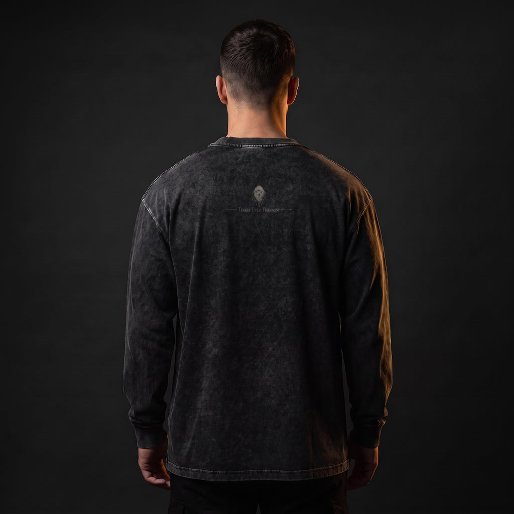 Every Face Hides a What If Long Sleeve - editorial back