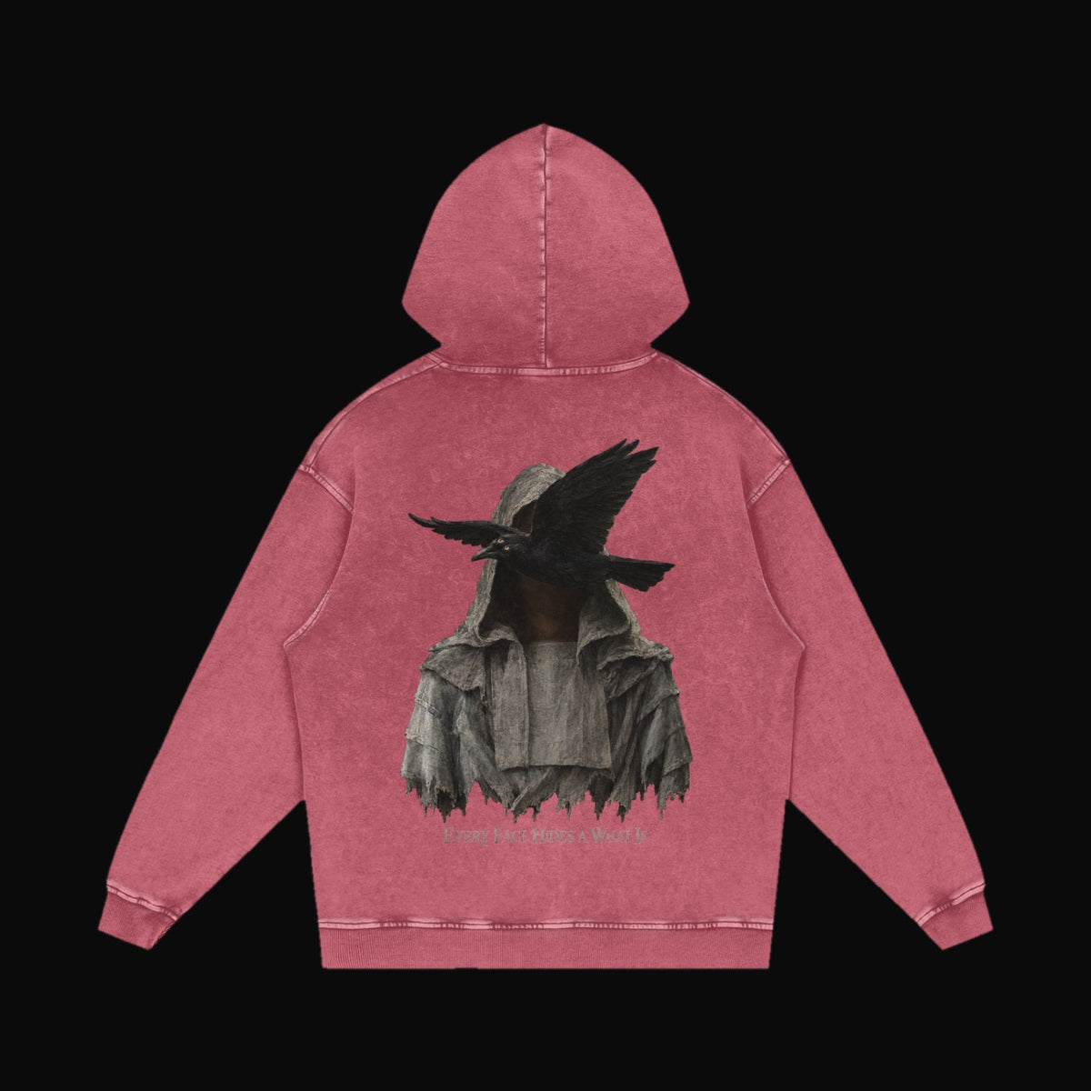 Every Face Hides a What If Hoodie - garment 10
