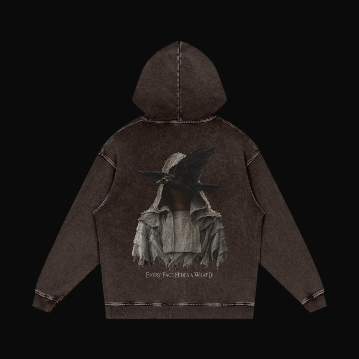 Every Face Hides a What If Hoodie - garment 4