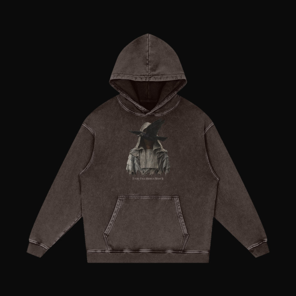 Every Face Hides a What If Hoodie - old 3 (art front)