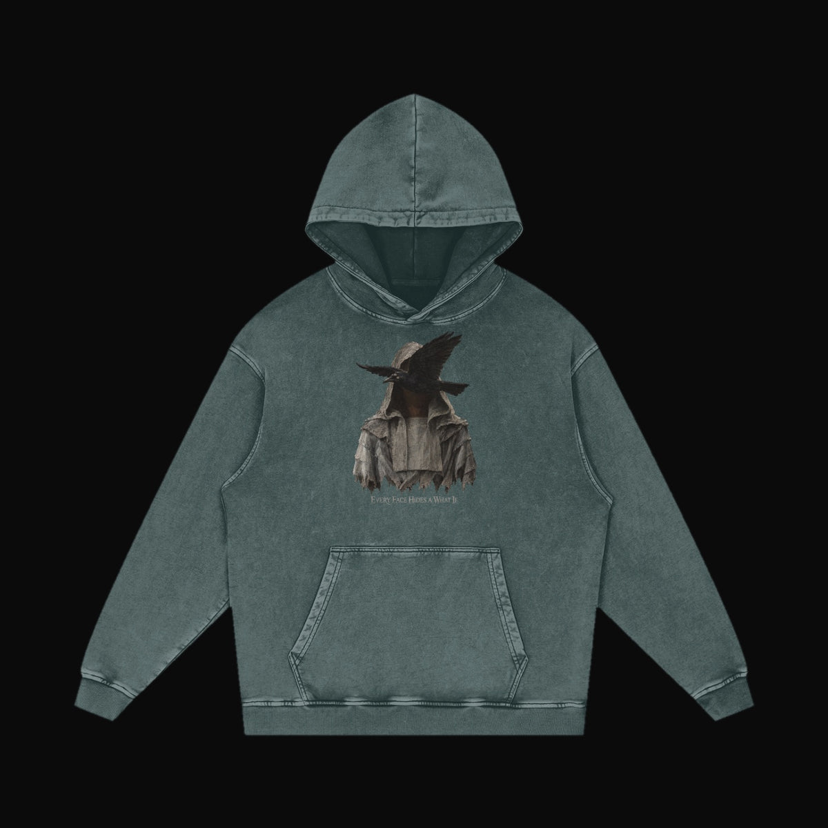 Every Face Hides a What If Hoodie - old 5 (art front)