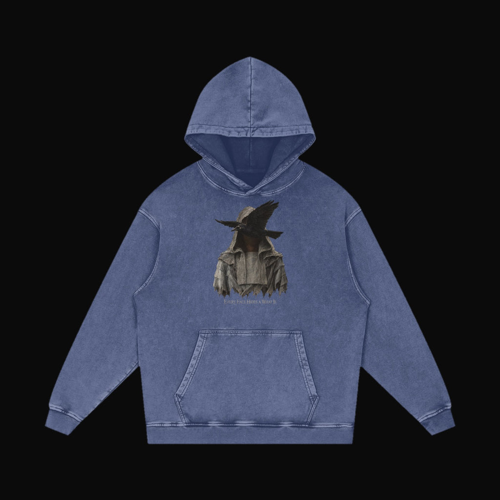 Every Face Hides a What If Hoodie - old 7 (art front)