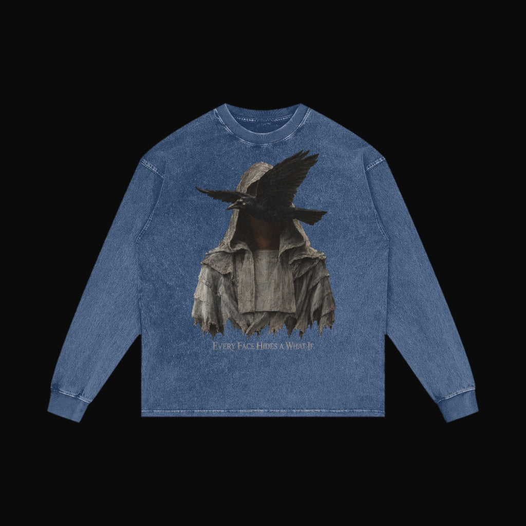 Every Face Hides a What If Long Sleeve - garment 3