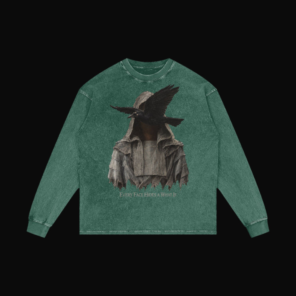 Every Face Hides a What If Long Sleeve - garment 5
