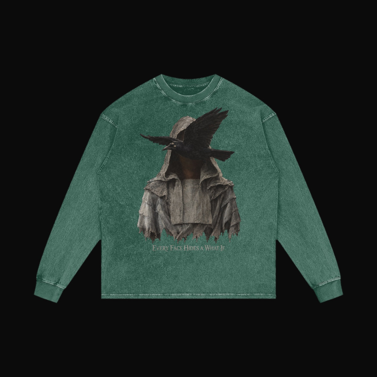 Every Face Hides a What If Long Sleeve - garment 5