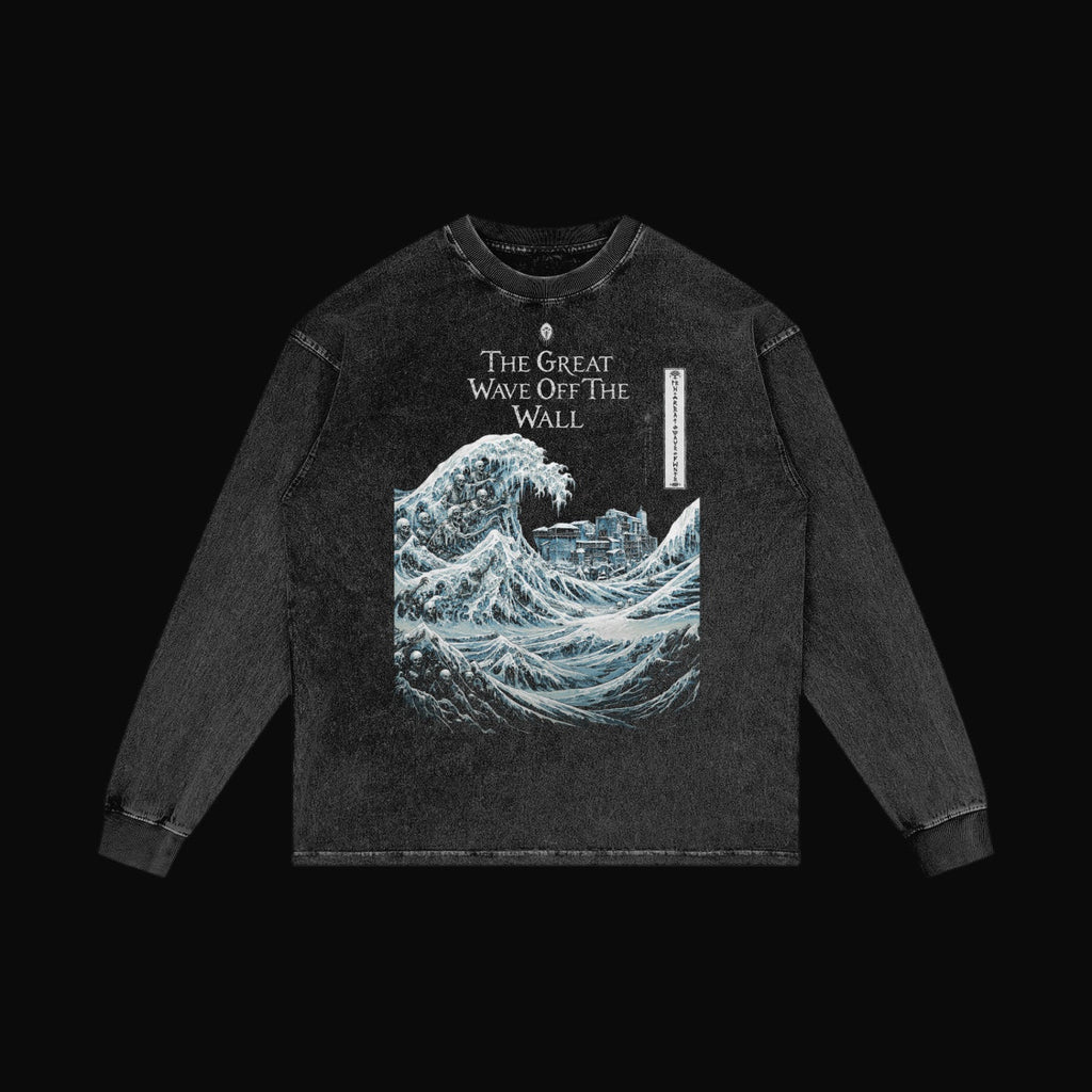 The Great Wave Off The Wall Long Sleeve - garment 7 (art front)
