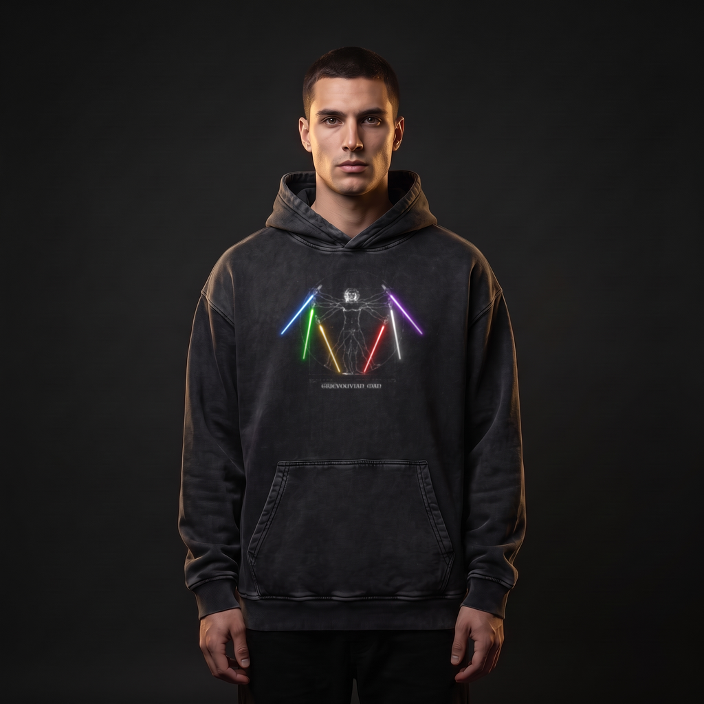 Grievouvian Man Hoodie - editorial front (art front)