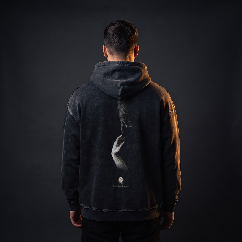 The Creation of Night Hoodie - editorial back (art front)