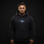 The Creation of the Machine Hoodie - editorial front (art front)