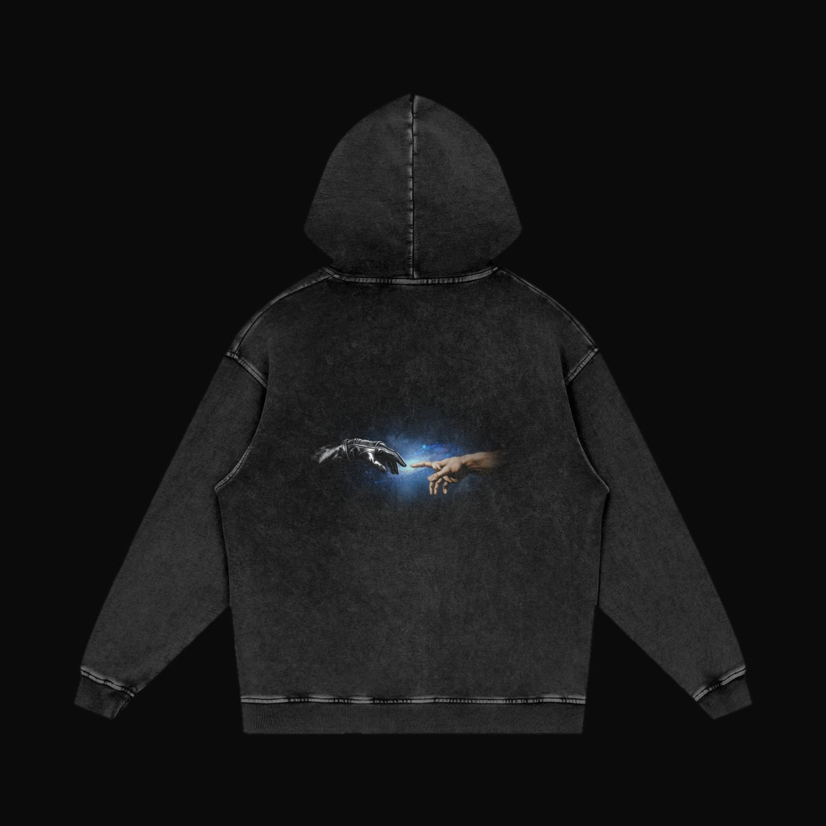 The Creation of the Machine Hoodie - garment 2