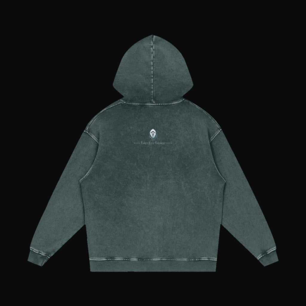 The Great Wave Off The Wall Hoodie - garment 13 (art back)